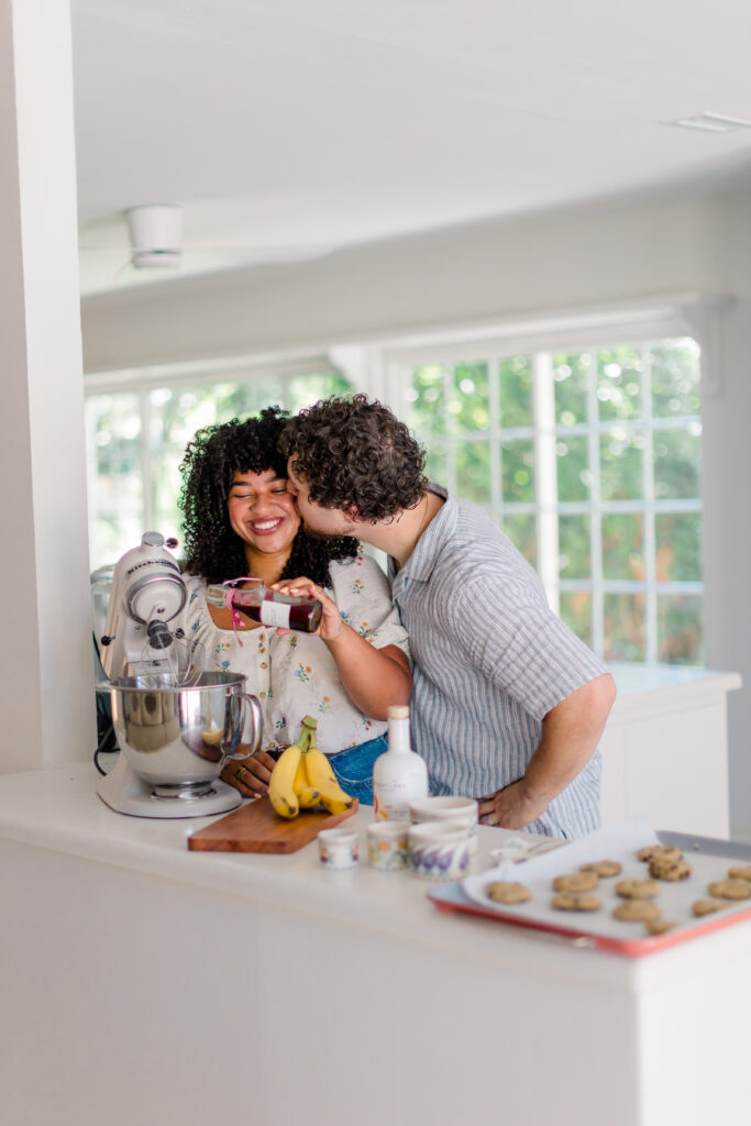 Romantic and Intimate In Home Engagement Session Ventura County