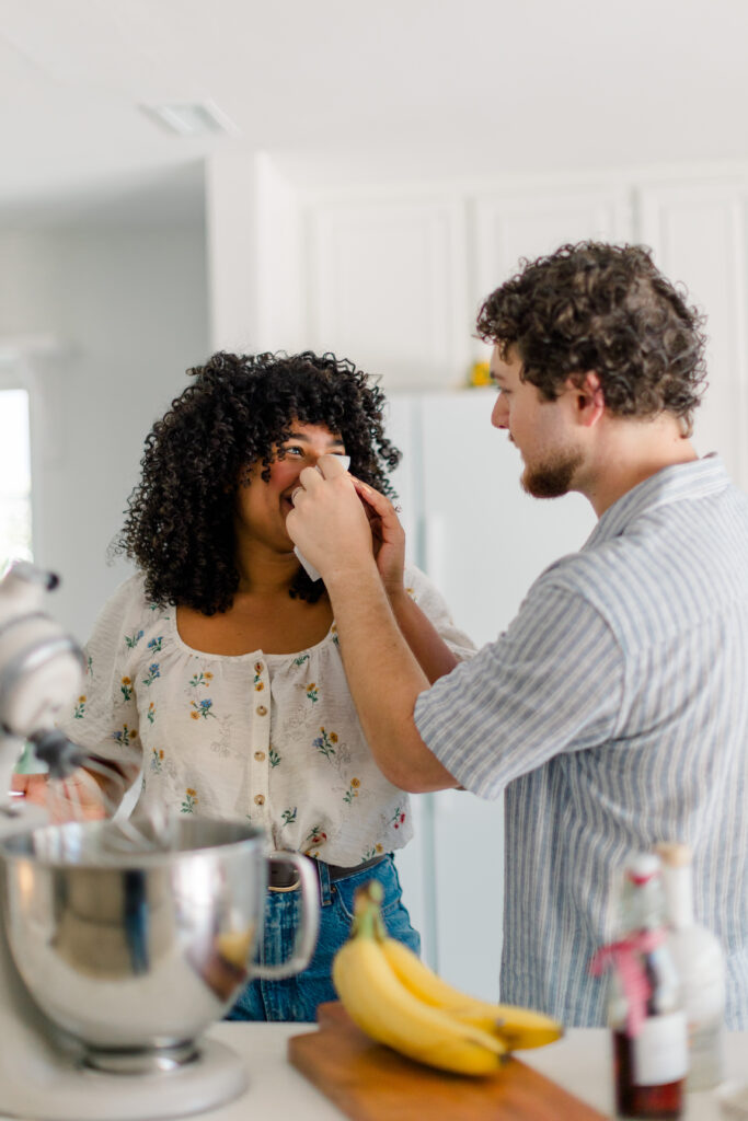 Romantic and Intimate In Home Engagement Session Ventura County