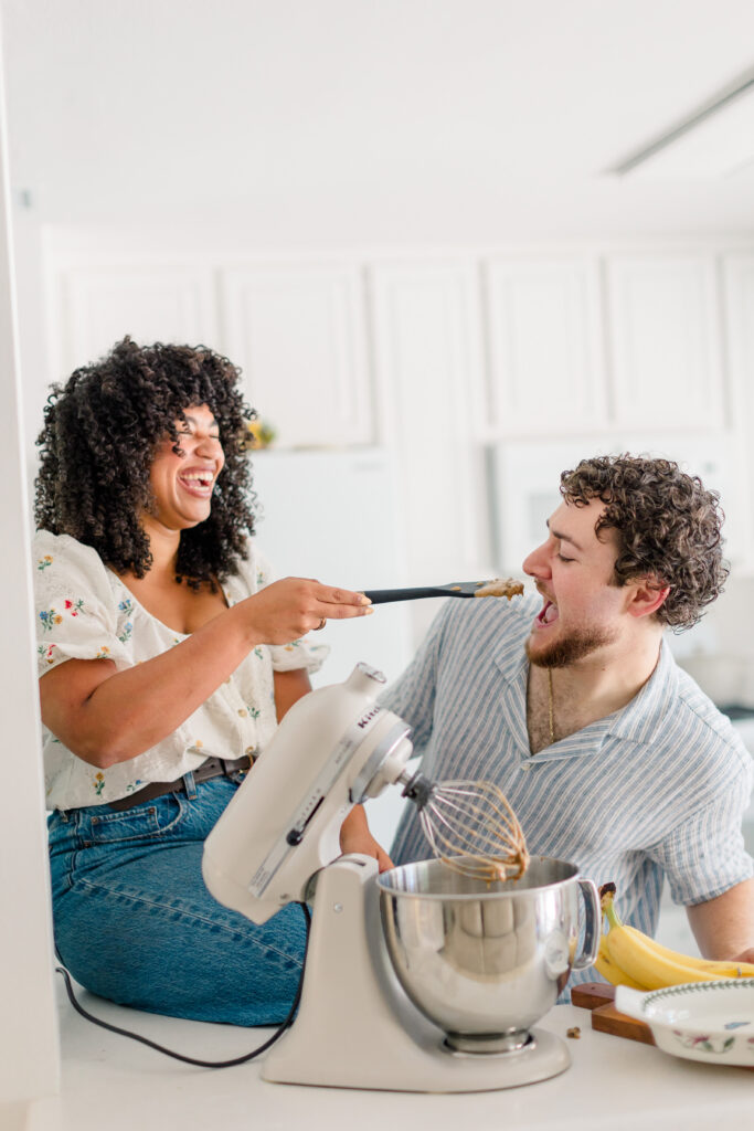 Romantic and Intimate In Home Engagement Session Ventura County