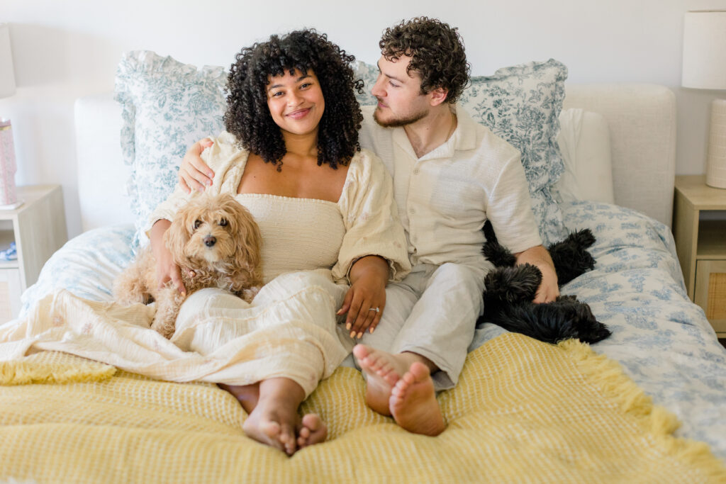 Romantic and Intimate In Home Engagement Session Ventura County